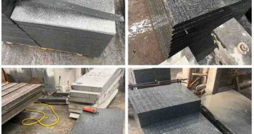 三门峡 芝麻黑地铺石材