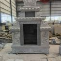 三门峡 芝麻灰高档墓碑、土墓，一套也支持定做