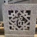 三门峡 芝麻白花岗岩镂空雕花灯笼