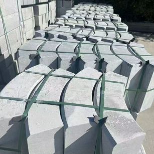 三门峡 芝麻灰弧形路沿石