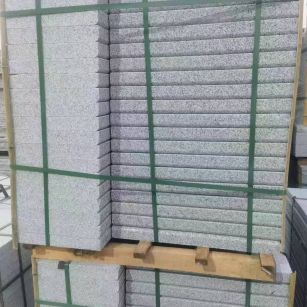 三门峡 5公分芝麻白，倒斜角，室外楼梯踏步