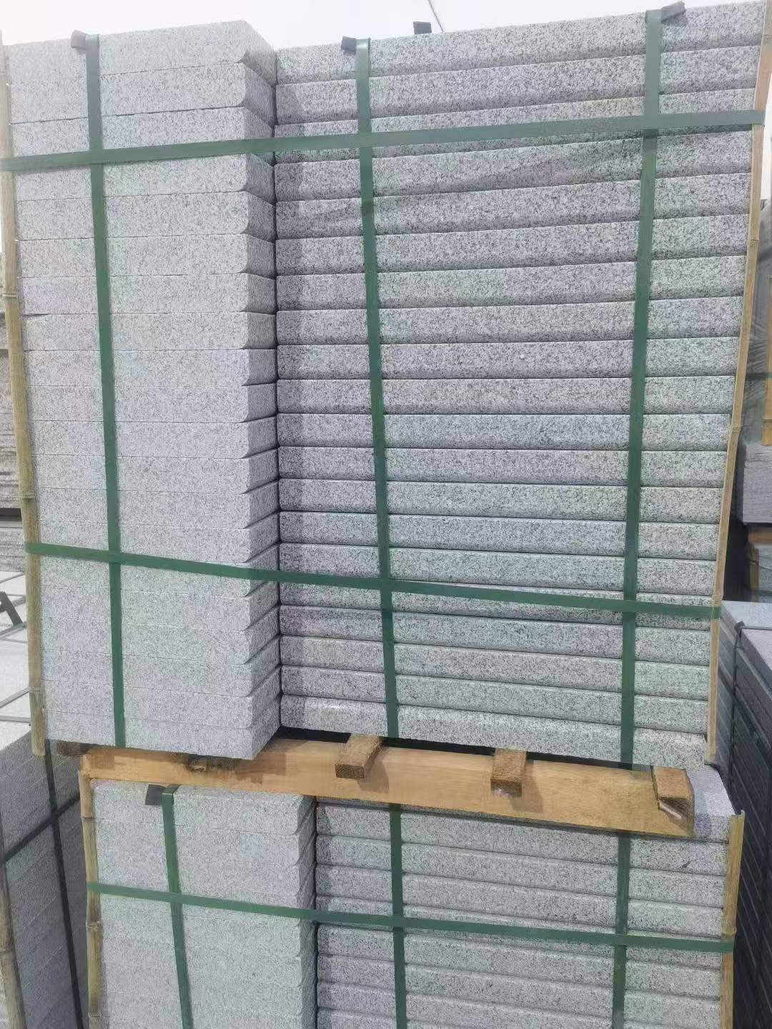 三门峡 5公分芝麻白，倒斜角，室外楼梯踏步