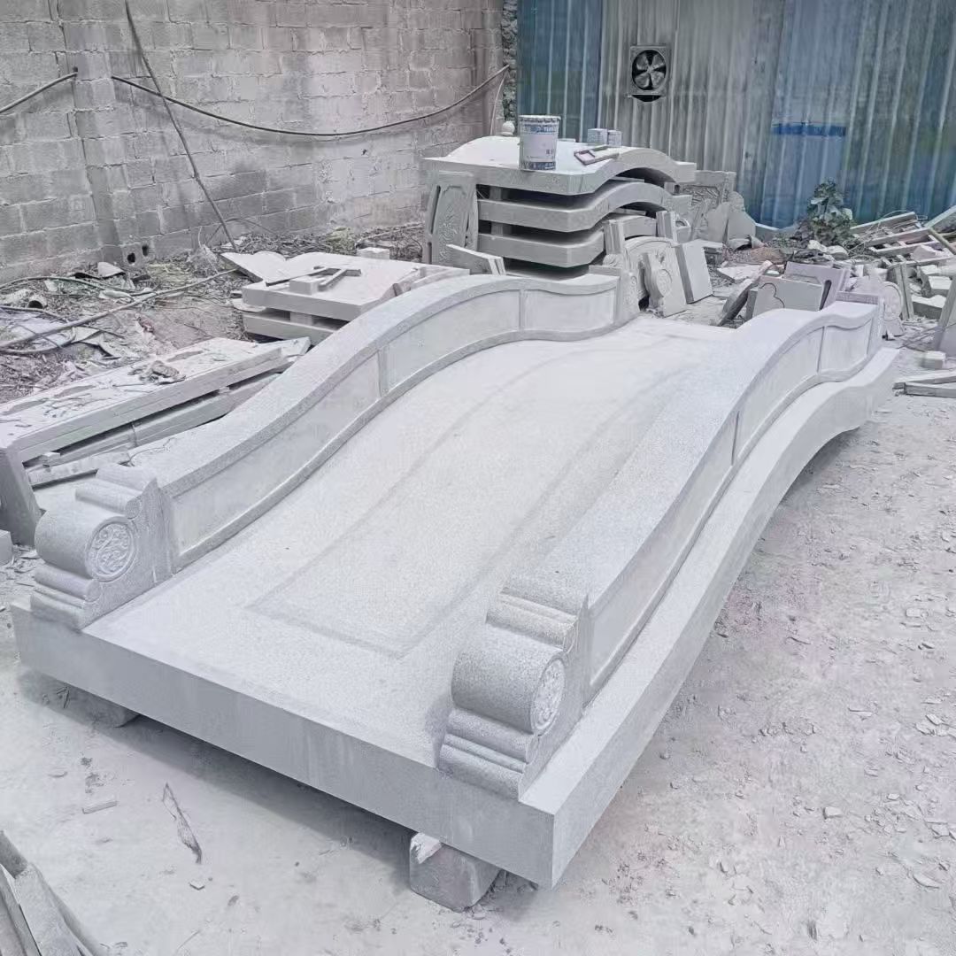 三门峡 芝麻灰花岗岩园林景观 小石桥