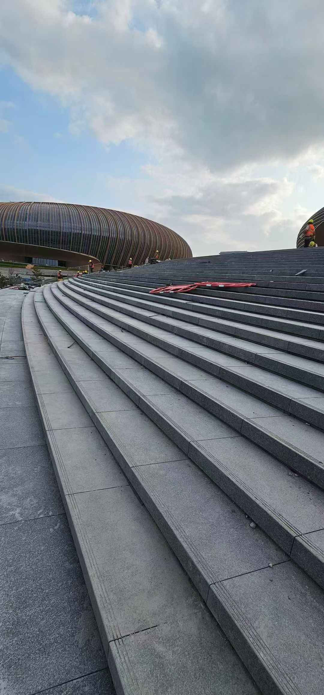 三门峡 弧形整石台阶铺装效果图