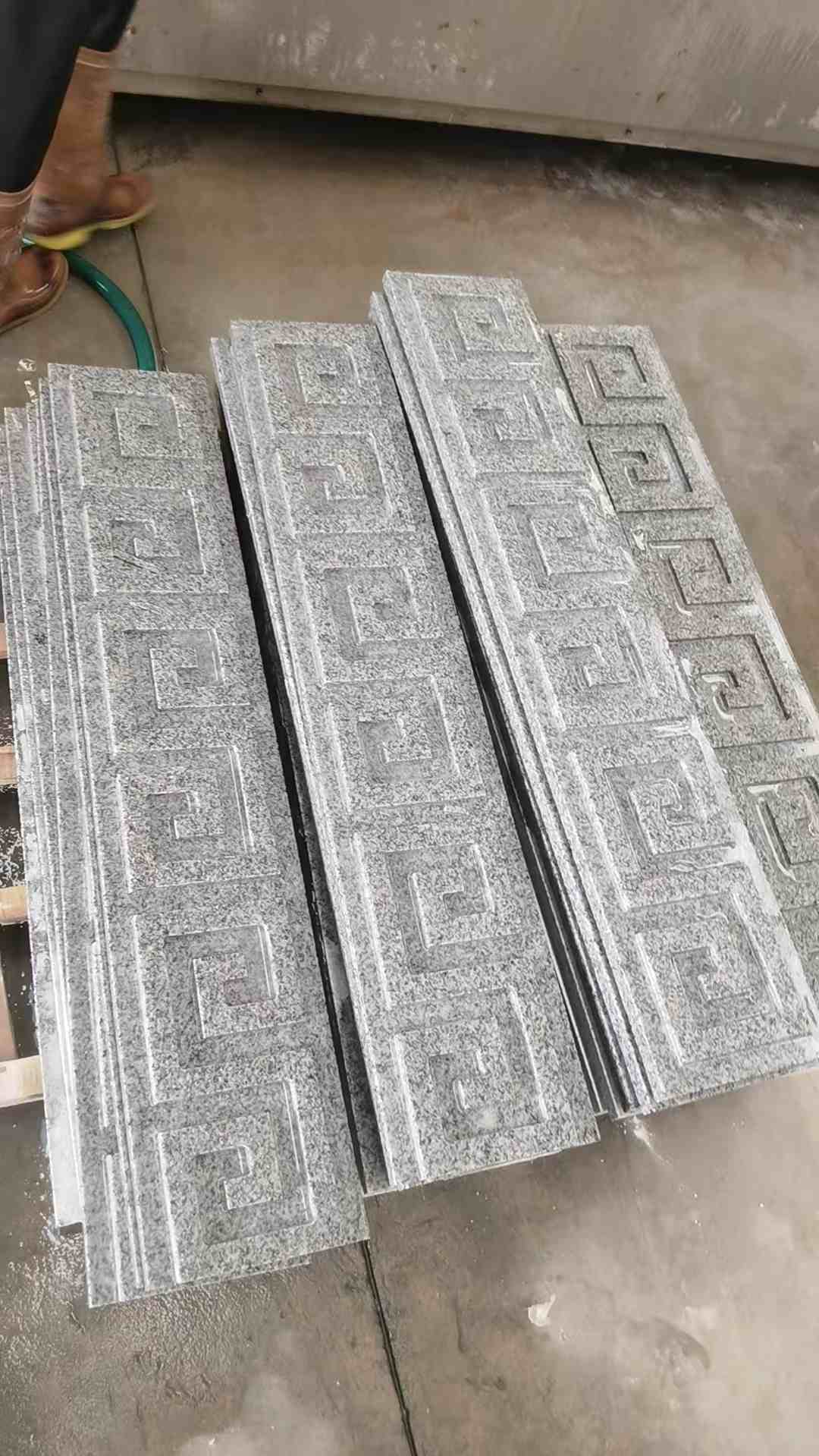 三门峡 别墅回纹线条，雕刻