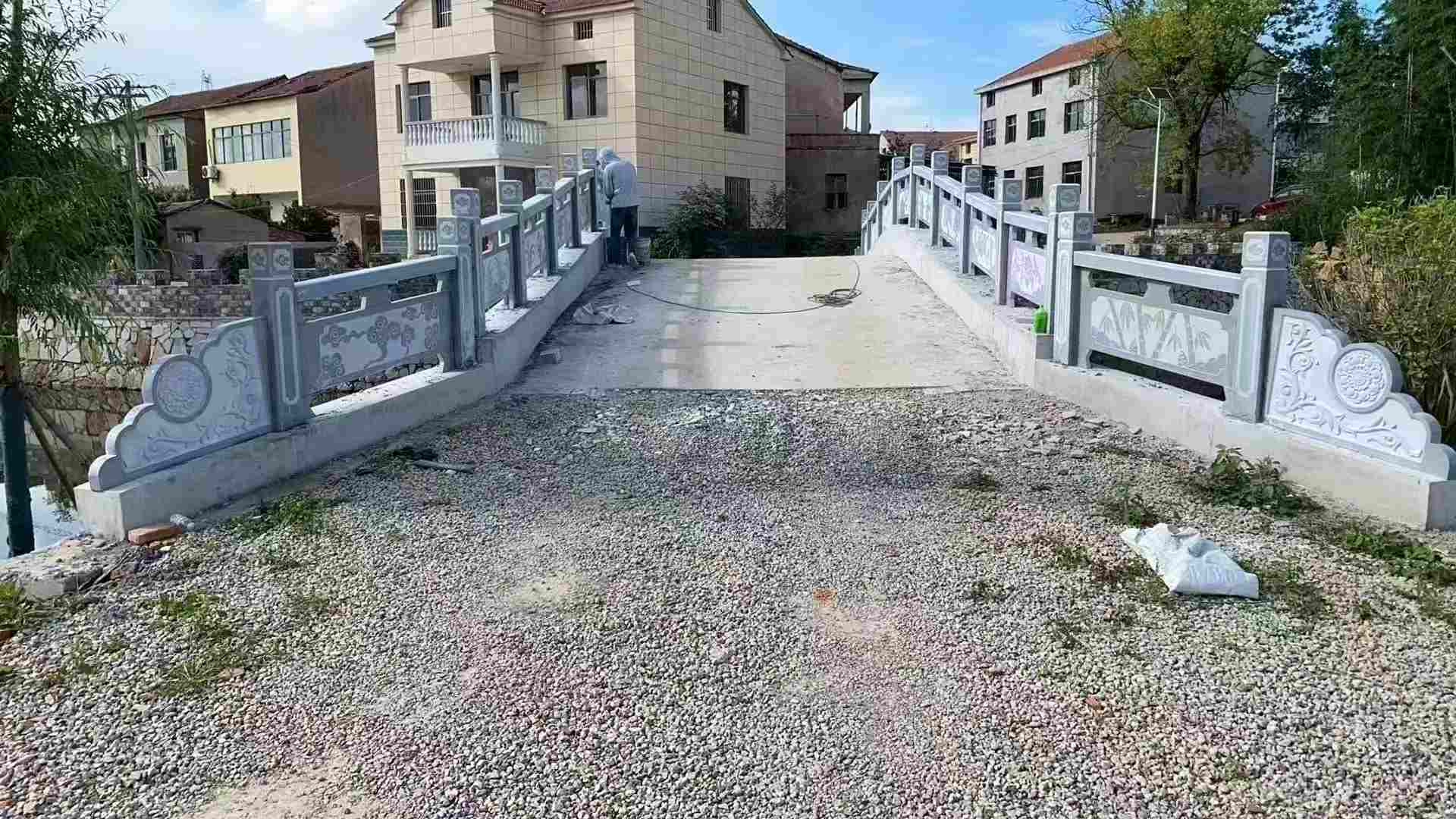 三门峡 芝麻灰花岗岩桥栏杆